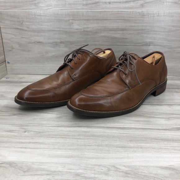 Cole Haan Brown Leather Oxfords Men's Size 8M - Picture 3 of 12